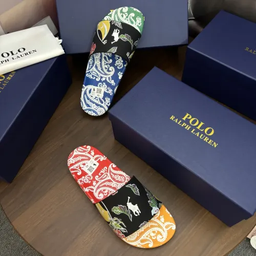 Replica Ralph Lauren Polo Slippers For Men #1481516 $45.00 USD for Wholesale