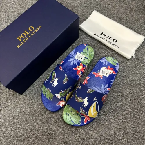 Replica Ralph Lauren Polo Slippers For Men #1481517 $45.00 USD for Wholesale