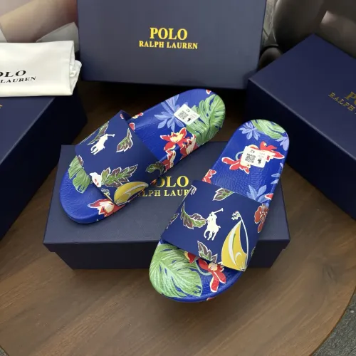 Replica Ralph Lauren Polo Slippers For Men #1481517 $45.00 USD for Wholesale
