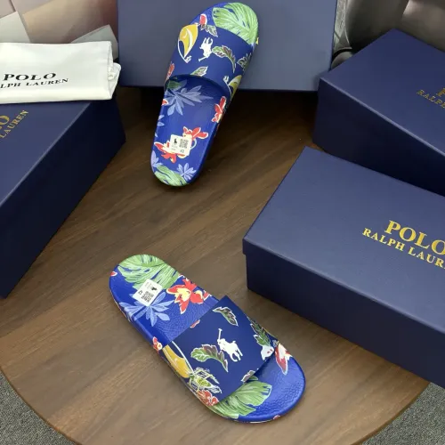 Replica Ralph Lauren Polo Slippers For Men #1481517 $45.00 USD for Wholesale