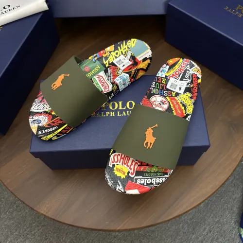 Replica Ralph Lauren Polo Slippers For Men #1481518 $45.00 USD for Wholesale