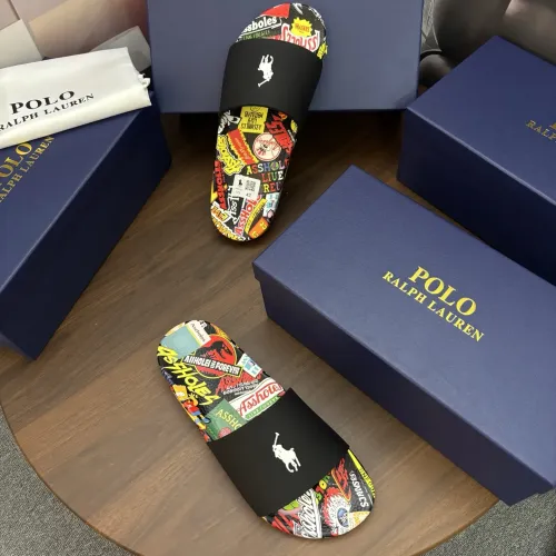 Replica Ralph Lauren Polo Slippers For Men #1481519 $45.00 USD for Wholesale