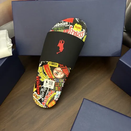 Replica Ralph Lauren Polo Slippers For Men #1481520 $45.00 USD for Wholesale