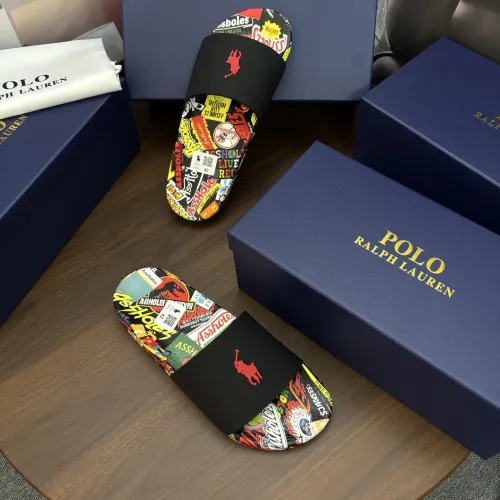 Replica Ralph Lauren Polo Slippers For Men #1481520 $45.00 USD for Wholesale