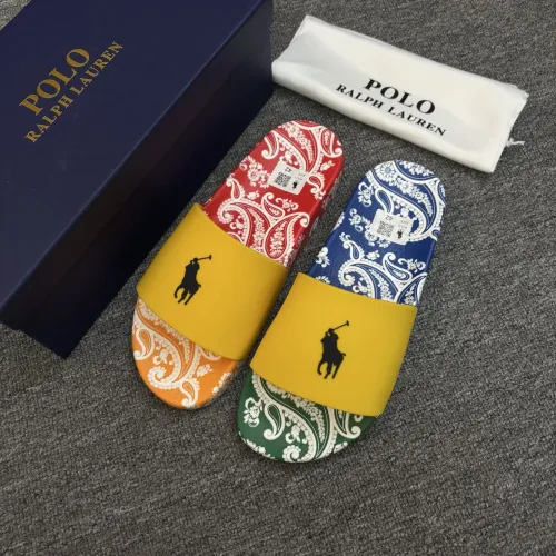 Replica Ralph Lauren Polo Slippers For Men #1481521 $45.00 USD for Wholesale