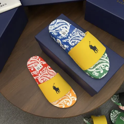 Replica Ralph Lauren Polo Slippers For Men #1481521 $45.00 USD for Wholesale