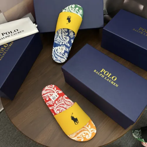 Replica Ralph Lauren Polo Slippers For Men #1481521 $45.00 USD for Wholesale