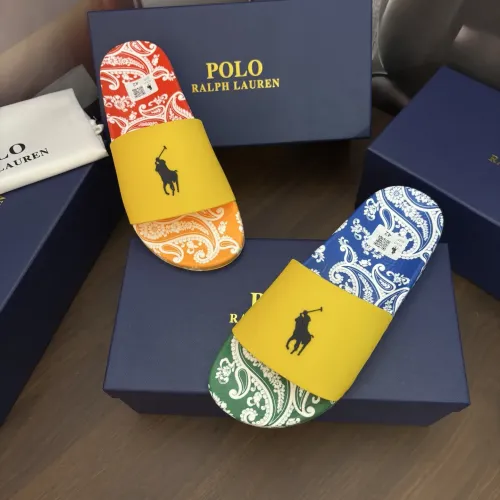 Replica Ralph Lauren Polo Slippers For Men #1481521 $45.00 USD for Wholesale