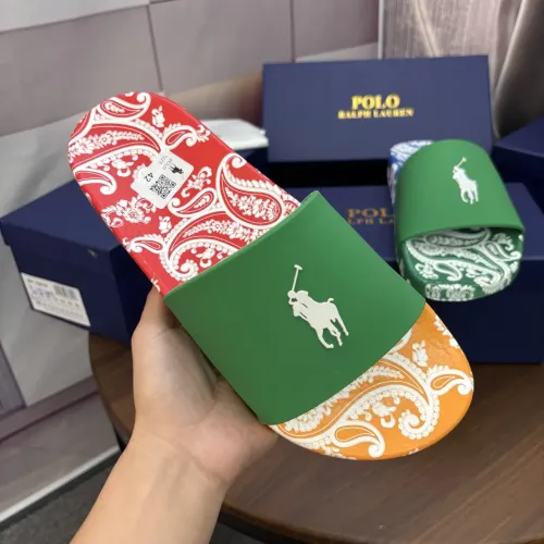 Replica Ralph Lauren Polo Slippers For Men #1481523 $45.00 USD for Wholesale