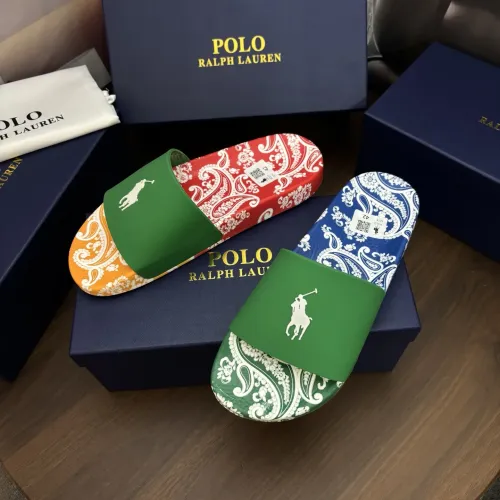 Replica Ralph Lauren Polo Slippers For Men #1481523 $45.00 USD for Wholesale