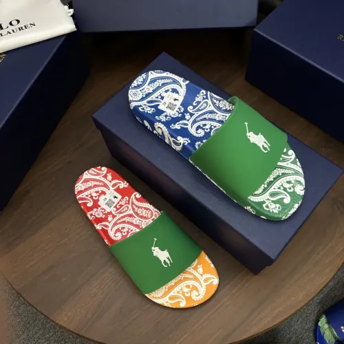 Replica Ralph Lauren Polo Slippers For Men #1481523 $45.00 USD for Wholesale