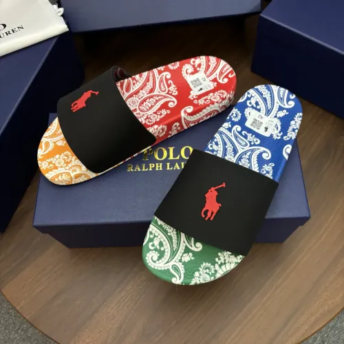 Replica Ralph Lauren Polo Slippers For Men #1481524 $45.00 USD for Wholesale