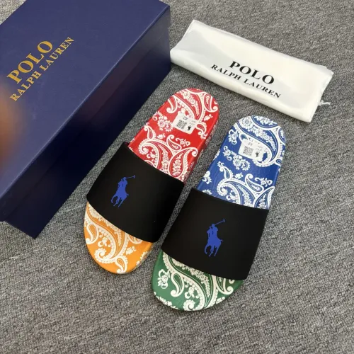 Replica Ralph Lauren Polo Slippers For Men #1481525 $45.00 USD for Wholesale