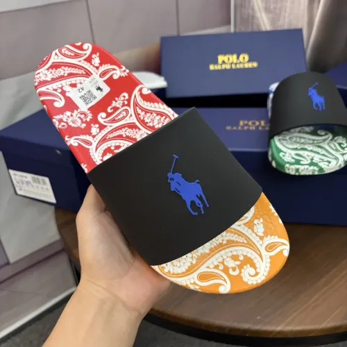 Replica Ralph Lauren Polo Slippers For Men #1481525 $45.00 USD for Wholesale