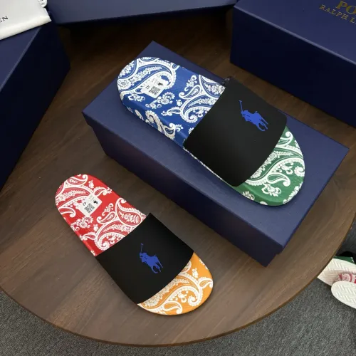 Replica Ralph Lauren Polo Slippers For Men #1481525 $45.00 USD for Wholesale