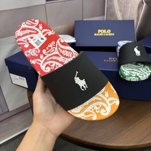 Replica Ralph Lauren Polo Slippers For Men #1481526 $45.00 USD for Wholesale
