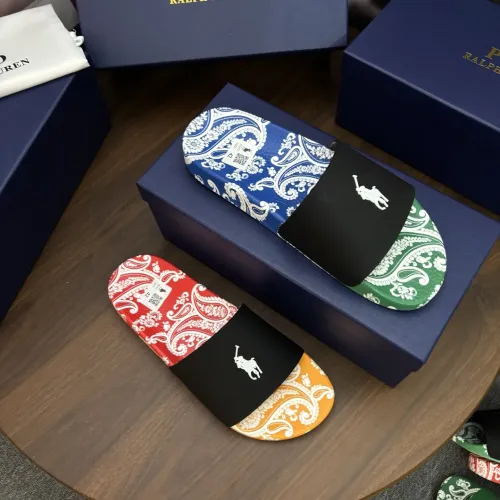 Replica Ralph Lauren Polo Slippers For Men #1481526 $45.00 USD for Wholesale