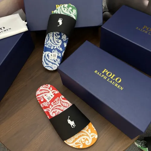 Replica Ralph Lauren Polo Slippers For Men #1481526 $45.00 USD for Wholesale