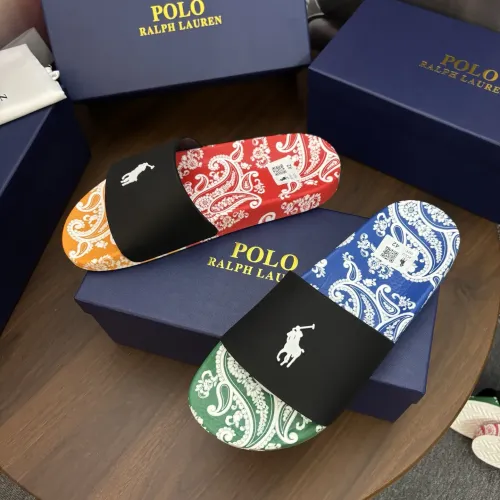 Replica Ralph Lauren Polo Slippers For Men #1481526 $45.00 USD for Wholesale