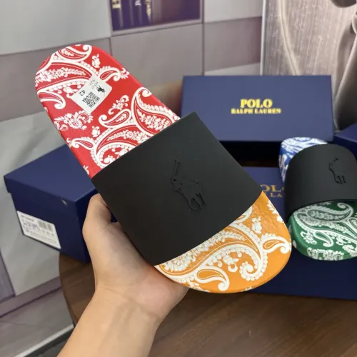 Replica Ralph Lauren Polo Slippers For Men #1481527 $45.00 USD for Wholesale