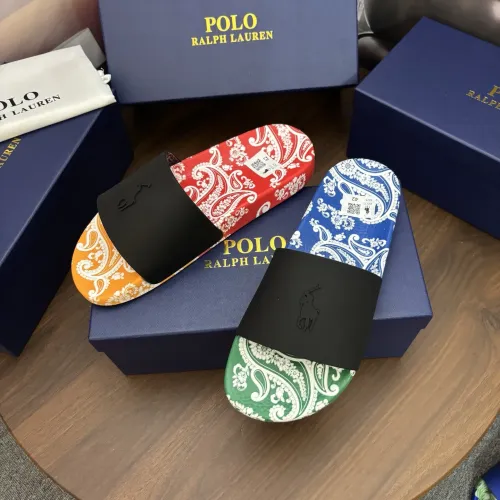 Replica Ralph Lauren Polo Slippers For Men #1481527 $45.00 USD for Wholesale
