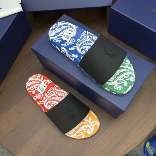 Replica Ralph Lauren Polo Slippers For Men #1481527 $45.00 USD for Wholesale