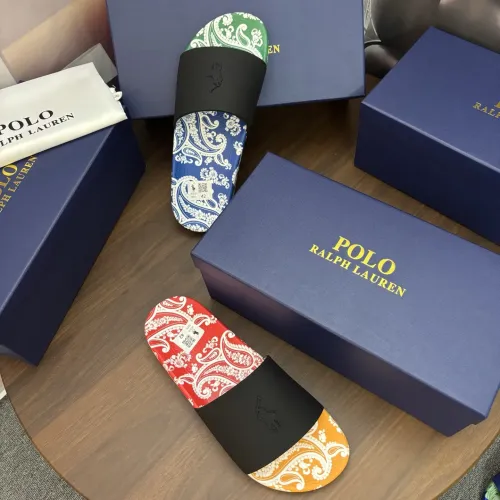 Replica Ralph Lauren Polo Slippers For Men #1481527 $45.00 USD for Wholesale