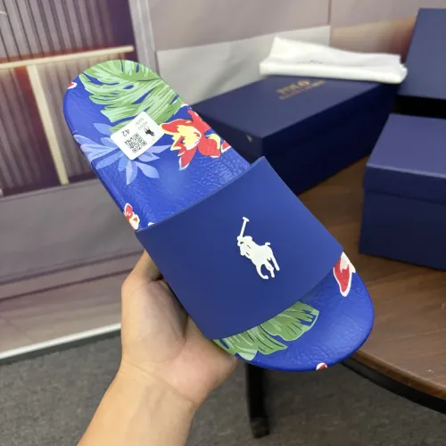 Replica Ralph Lauren Polo Slippers For Men #1481528 $45.00 USD for Wholesale