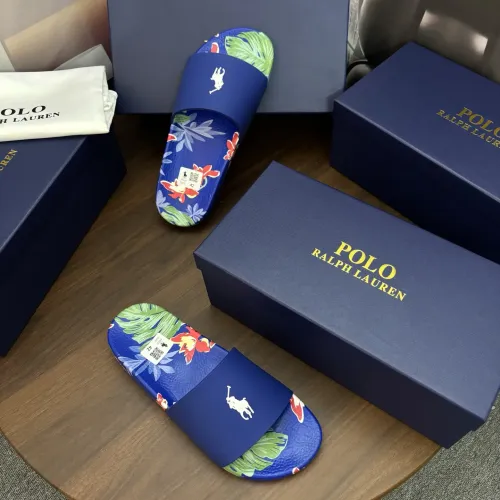 Replica Ralph Lauren Polo Slippers For Men #1481528 $45.00 USD for Wholesale