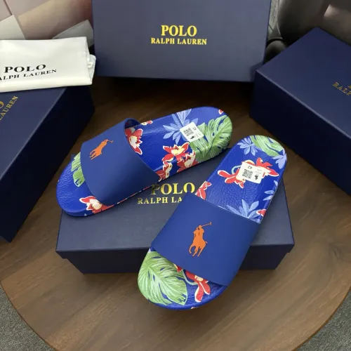 Replica Ralph Lauren Polo Slippers For Men #1481529 $45.00 USD for Wholesale