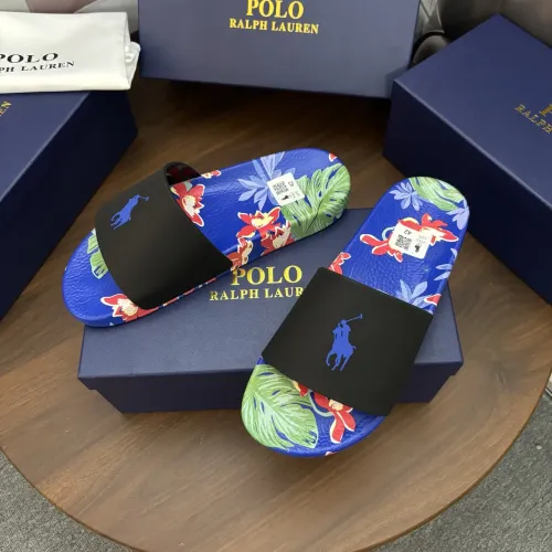 Replica Ralph Lauren Polo Slippers For Men #1481530 $45.00 USD for Wholesale