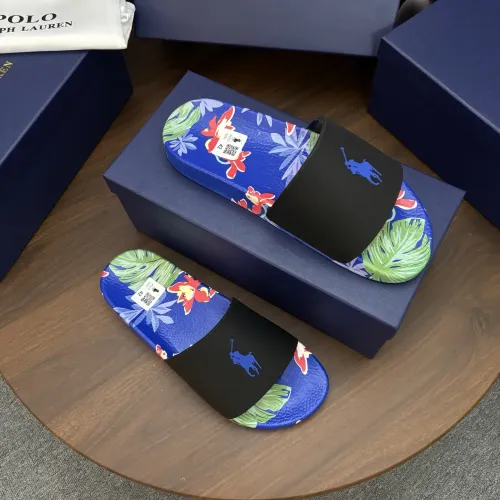 Replica Ralph Lauren Polo Slippers For Men #1481530 $45.00 USD for Wholesale