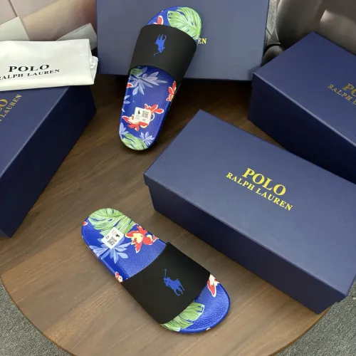 Replica Ralph Lauren Polo Slippers For Men #1481530 $45.00 USD for Wholesale