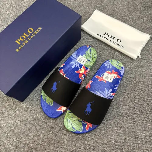 Replica Ralph Lauren Polo Slippers For Men #1481530 $45.00 USD for Wholesale