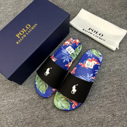 Replica Ralph Lauren Polo Slippers For Men #1481531 $45.00 USD for Wholesale