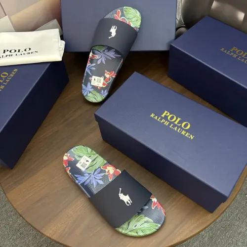 Replica Ralph Lauren Polo Slippers For Men #1481533 $45.00 USD for Wholesale
