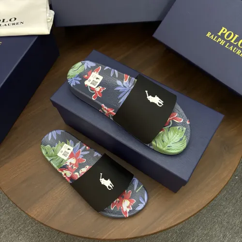 Replica Ralph Lauren Polo Slippers For Men #1481534 $45.00 USD for Wholesale