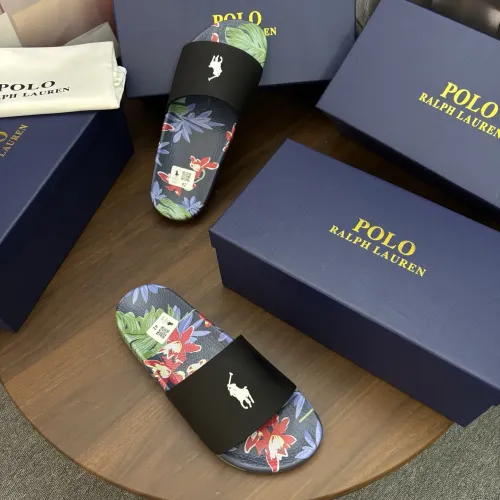 Replica Ralph Lauren Polo Slippers For Men #1481534 $45.00 USD for Wholesale