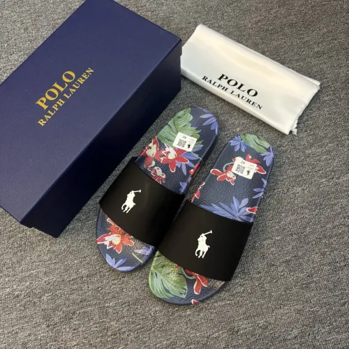 Replica Ralph Lauren Polo Slippers For Men #1481534 $45.00 USD for Wholesale