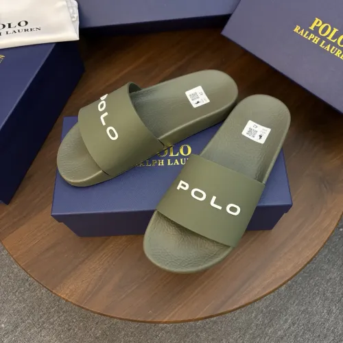 Replica Ralph Lauren Polo Slippers For Men #1481536 $45.00 USD for Wholesale