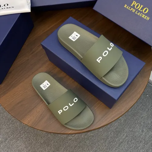 Replica Ralph Lauren Polo Slippers For Men #1481536 $45.00 USD for Wholesale