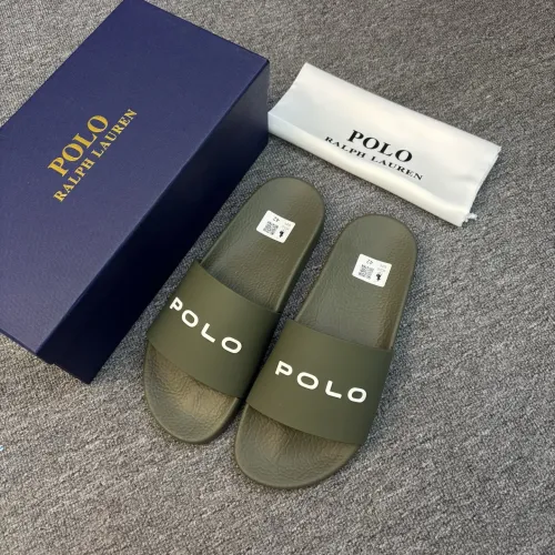 Replica Ralph Lauren Polo Slippers For Men #1481536 $45.00 USD for Wholesale
