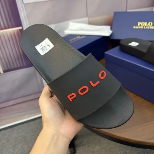 Replica Ralph Lauren Polo Slippers For Men #1481538 $45.00 USD for Wholesale