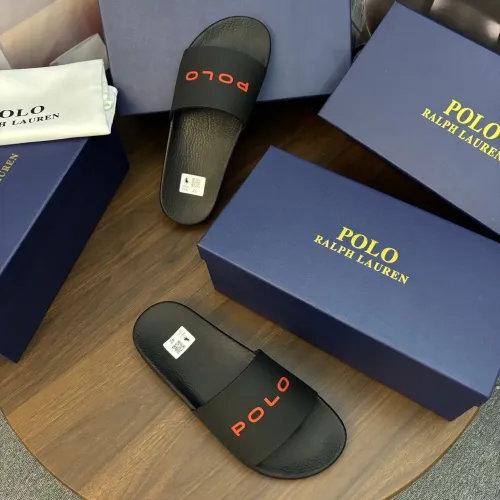 Replica Ralph Lauren Polo Slippers For Men #1481538 $45.00 USD for Wholesale