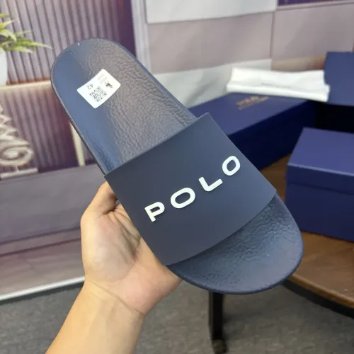 Replica Ralph Lauren Polo Slippers For Men #1481539 $45.00 USD for Wholesale
