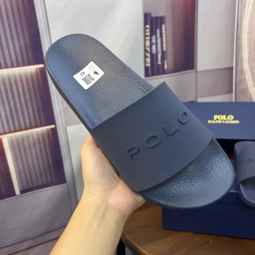 Replica Ralph Lauren Polo Slippers For Men #1481541 $45.00 USD for Wholesale
