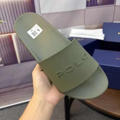 Replica Ralph Lauren Polo Slippers For Men #1481542 $45.00 USD for Wholesale