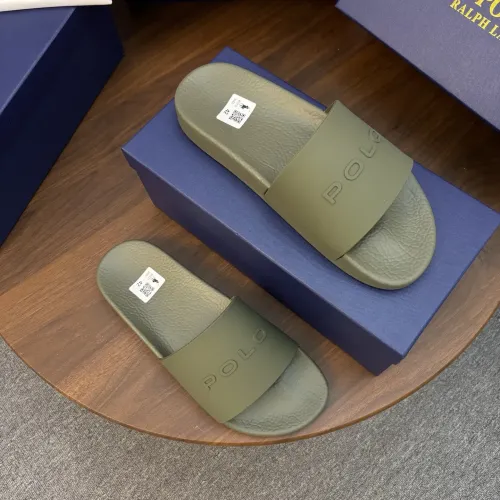 Replica Ralph Lauren Polo Slippers For Men #1481542 $45.00 USD for Wholesale