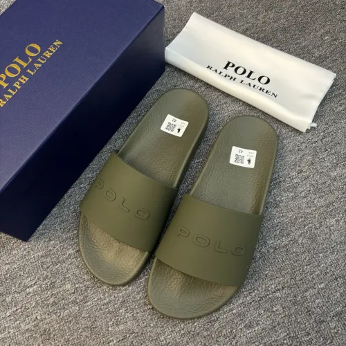 Replica Ralph Lauren Polo Slippers For Men #1481542 $45.00 USD for Wholesale