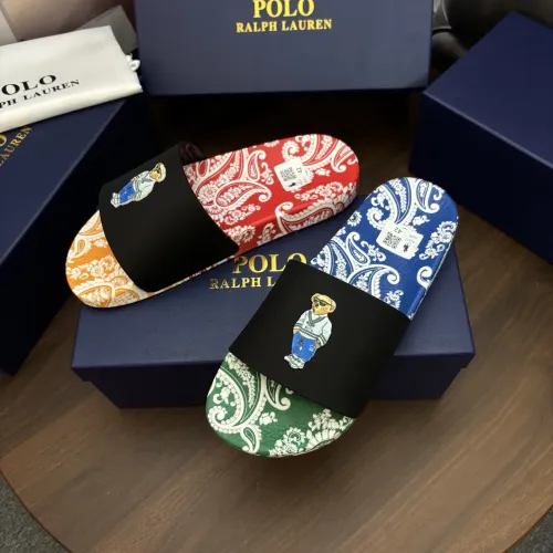 Replica Ralph Lauren Polo Slippers For Men #1481545 $45.00 USD for Wholesale